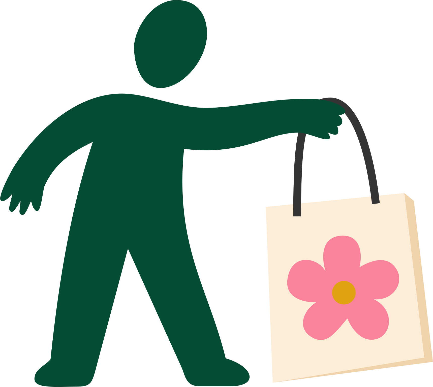 Decorative market character